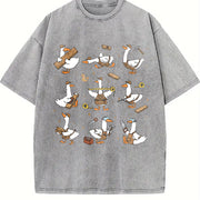Silly Goose Woodworking Vintage Washed T-Shirt in Gray