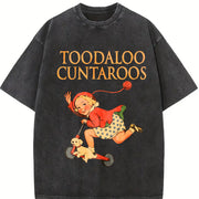 Toodaloo Cuntaroos Vintage Washed T-Shirt in Black