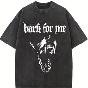 Bark for Me Vintage Washed T-Shirt in Black