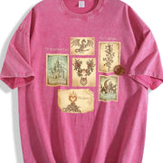 Thr0ne of Glass Tersen the Th!rteen Vintage Washed T-Shirt in Red