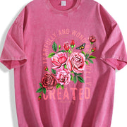 For the Spiritual Urban Explorer Coastal Granddaughter Vintage Washed T-Shirt in Red