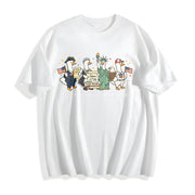 250th America Anniversary Cotton T-Shirt in White