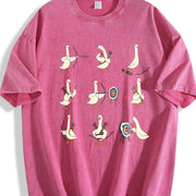 Archery Silly Goose Vintage Washed T-Shirt in Red