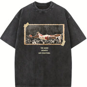Dennis Give Everything 1996 Chicago Worm vintage washed oversized T-shirt in Black