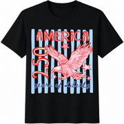 America 250 Years of Liberty Cotton T-Shirt in Black