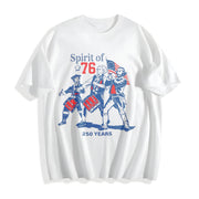 USA 250 Anniversary Cotton T-Shirt in White