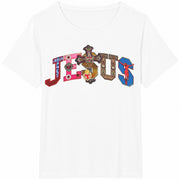 Inawly Religious Faith Cotton T-Shirt in White