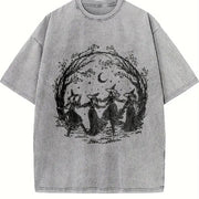 Halloween Costume: Autumn Vintage Washed T-Shirt in Gray