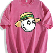 ZestLoop Malbon Golf Bucket Character Vintage Washed T-Shirt in Red