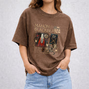 Manon Blackbeak vintage washed oversized T-shirt in Brown
