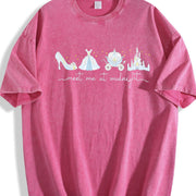 Meet Me at Midnight Vintage Washed T-Shirt in Red