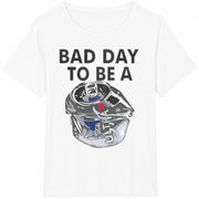 Bad Day to Be a Drink Cotton T-Shirt in White