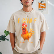 Chicken Vintage Washed T-Shirt in Beige