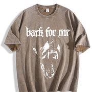 Bark for Me Vintage Washed T-Shirt in Brown