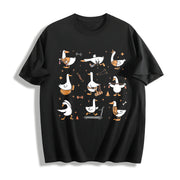 Silly Goose Physical Therapy Cotton T-Shirt in Black