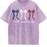 250th Anniversary USA Vintage Washed T-Shirt in Purple