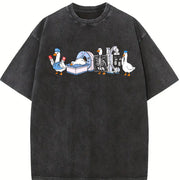 Radiologic Technologist Goose Vintage Washed T-Shirt in Black