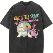 One Little Spark Festival of the Arts Vintage Washed T-Shirt in Black