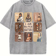 1pc Pure Vintage Washed T-Shirt in Gray