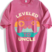 Leveled Up to Uncle Vintage Washed T-Shirt in Red