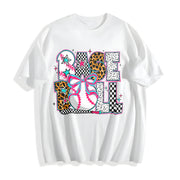 Baseball Coquette Preppy Baseball Cotton T-Shirt in White