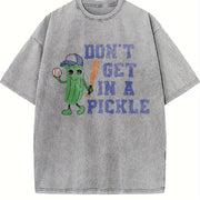 Baseball Mom for Baseball Mama Vintage Washed T-Shirt in Gray