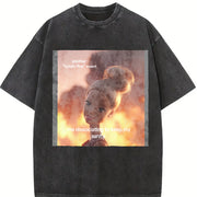 Another Totally Fine Event Dissociating Doll Vintage Washed T-Shirt in Black