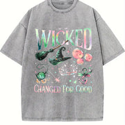 Wicked Change for Good vintage washed oversized T-shirt in Gray