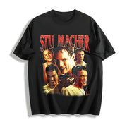 Stu Macher 90s Bootleg Classic Cotton T-Shirt in Black