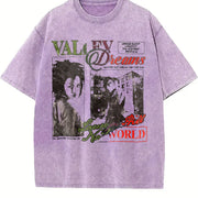 If I Ruled the World Vintage Washed T-Shirt in Purple