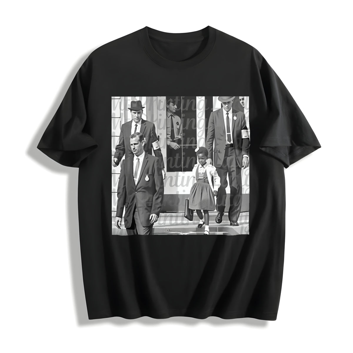 Ruby Bridges: CIVIL Rights Pioneer Cotton T-Shirt in Black
