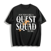 Basgiath War College Cotton T-Shirt in Black