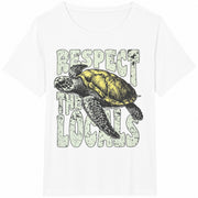 Respect the Locals Cotton T-Shirt in White