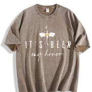 Fourth Wing It’s Been My Honor Vintage Washed T-Shirt in Brown