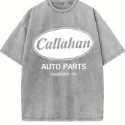 Callahan Auto Humor Saying Sarcasm Classic Movie Novelty Vintage Washed T-Shirt in Gray