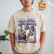 Shadow Wizard Money Gang Vintage Washed T-Shirt in Beige