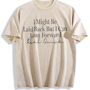 I Might Vintage Washed T-Shirt in Beige