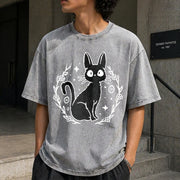 Jiji Kikis Delivery Service Vintage Washed T-Shirt in Gray