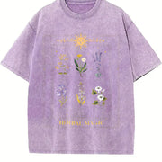 Herbal Magic Ultra Vintage Washed T-Shirt in Purple