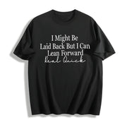 I Might Cotton T-Shirt in Black