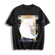Howl's Moving Castle Cotton T-Shirt in Black