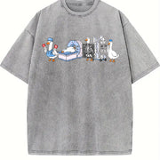 Radiologic Technologist Goose Vintage Washed T-Shirt in Gray