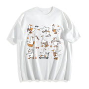 Silly Goose Physical Therapy Cotton T-Shirt in White
