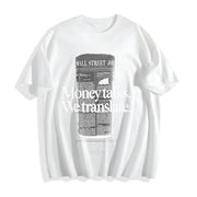 Wsj Money Talks We Translate Cotton T-Shirt in White