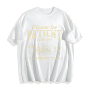 Please Be Patient with Me I'm from the 1900s Cotton T-Shirt in White
