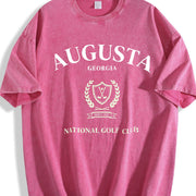 Augusta National Golf Club Vintage Washed T-Shirt in Red