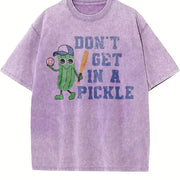Baseball Mom for Baseball Mama Vintage Washed T-Shirt in Purple