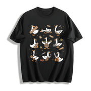 Silly Goose Woodworking Cotton T-Shirt in Black