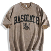 Basgiath War College Vintage Washed T-Shirt in Brown