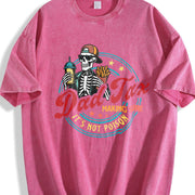 Dad Tax Making Sure It's Not Poison Vintage Washed T-Shirt in Red